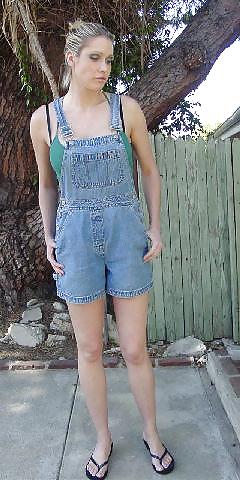 25P Sluts in Denim Overalls