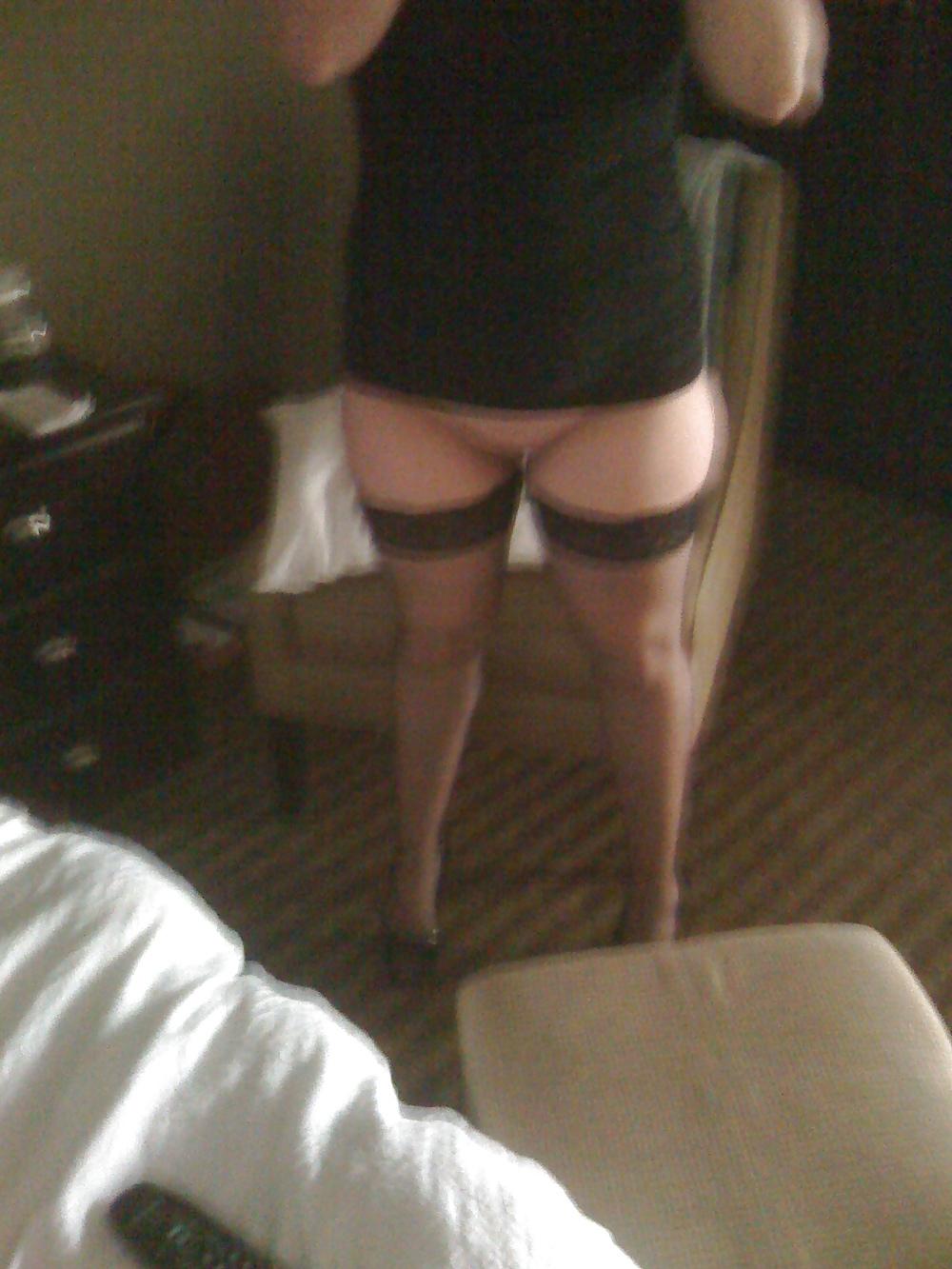 15P Bbw hotel stockings