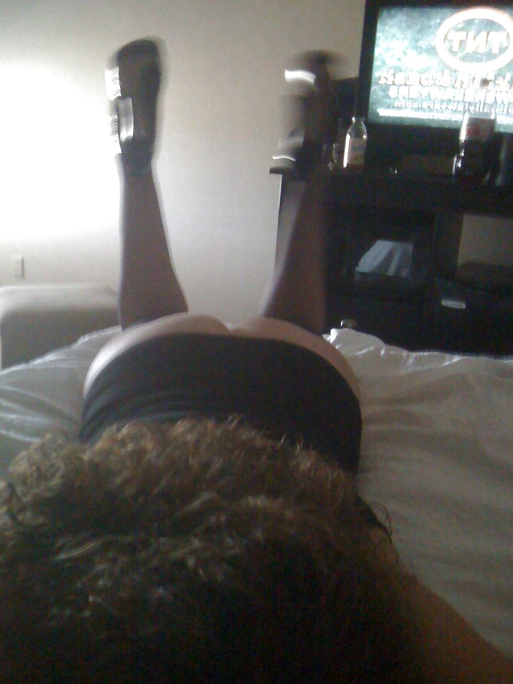 15P Bbw hotel stockings