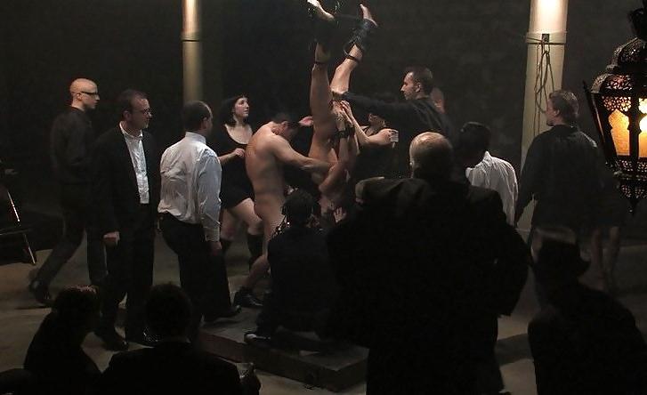 15P Slave offered in gang bang by Sail