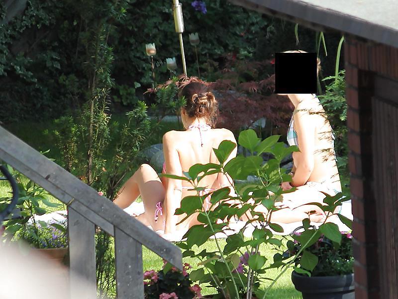 6P Voyeured neighbourhood TEEN + MILF