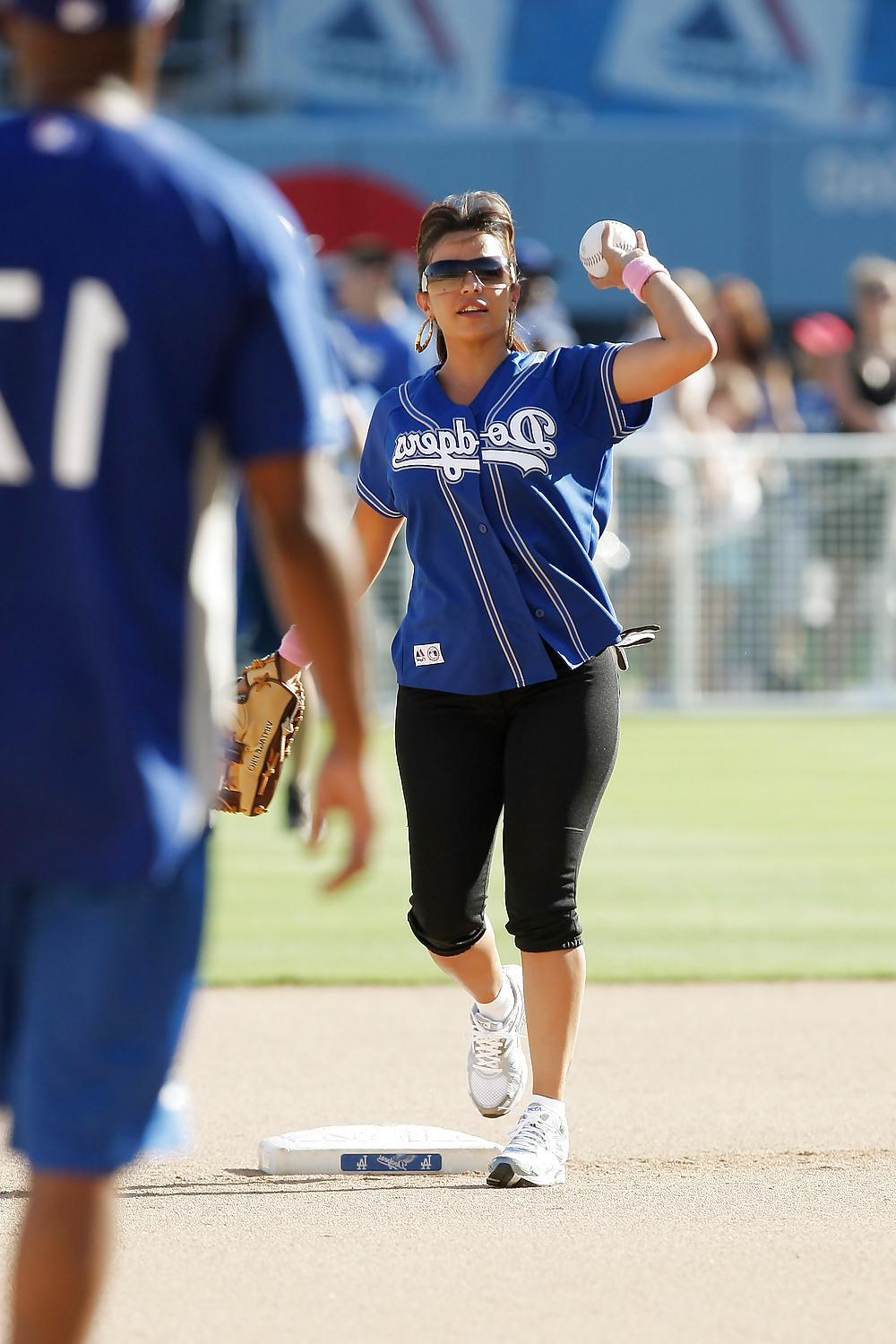 9P Vida Guerra 50th Anual Hollywd Star Game at Dodger Stadium