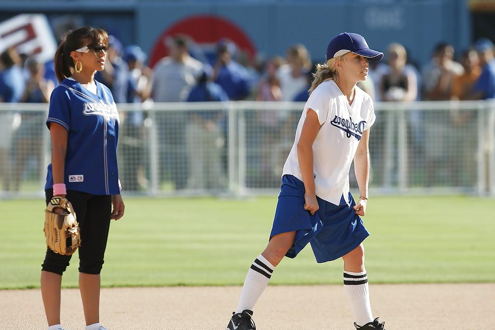 9P Vida Guerra 50th Anual Hollywd Star Game at Dodger Stadium