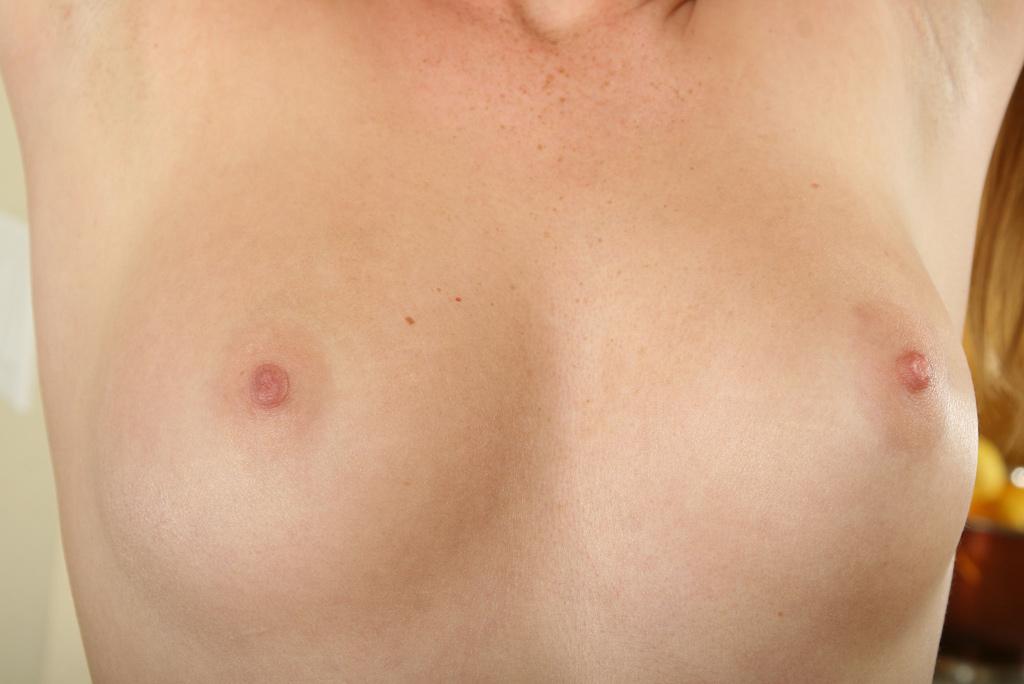 16P First timer Christine Michaels showing off belly piercing and panties