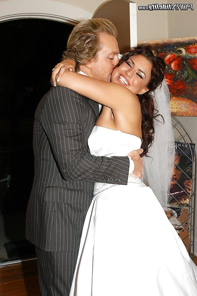 15P Eva Angelina is fucked hardcore right after her wedding is over