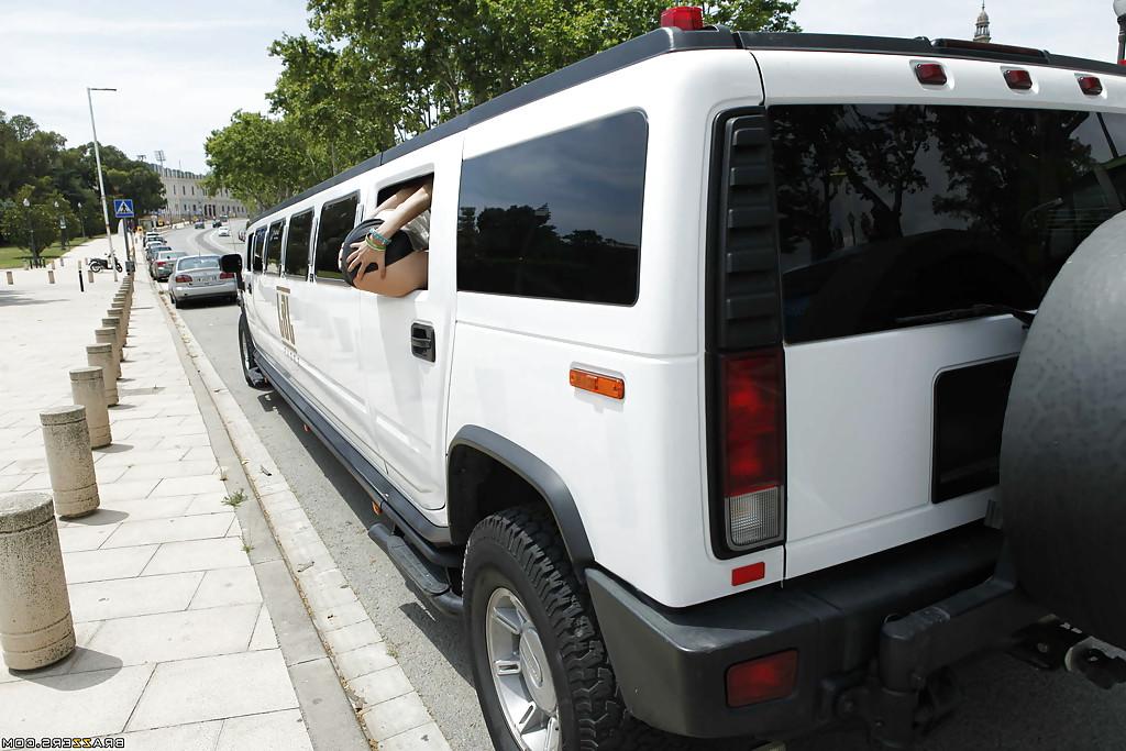 16P Pretty mature whores are riding a car absolutely naked