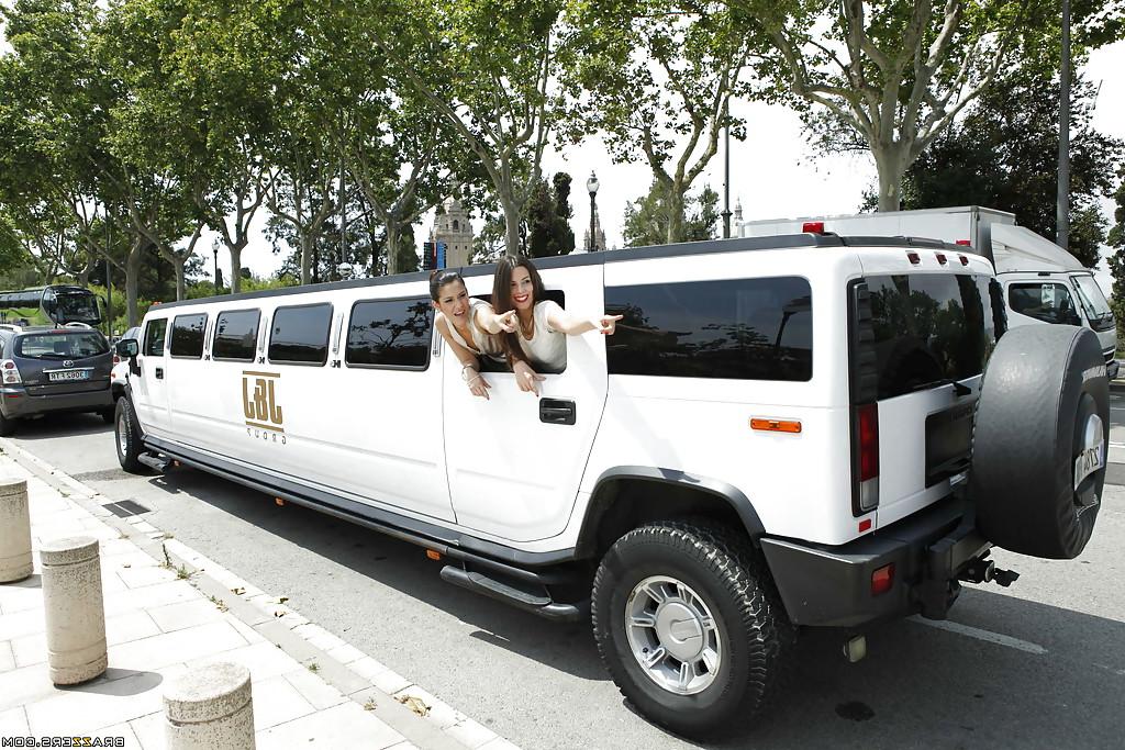16P Pretty mature whores are riding a car absolutely naked