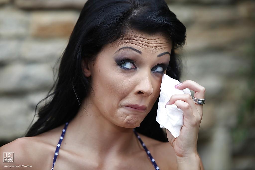 16P Busty pornstar Aletta Ocean spreads her asshole for a fuck