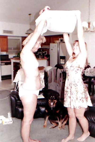 24P Mother of wife with granddaughter at home