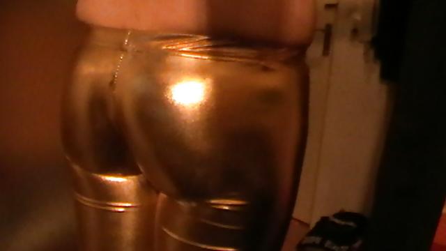 25P New Gold Leggings