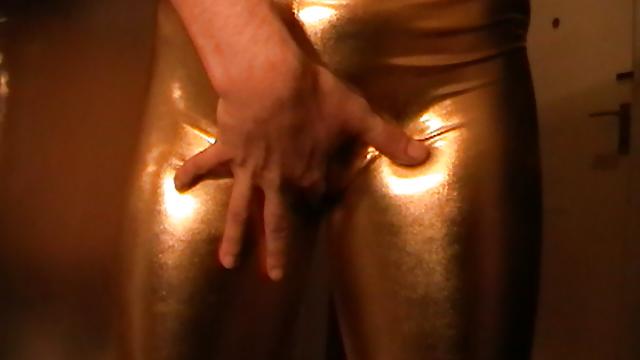 25P New Gold Leggings