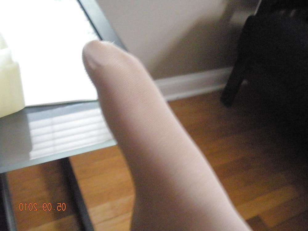 5P Nude active support - sheer toe pantyhose