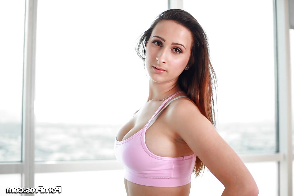 16P Teen babe Ashley Adams flaunting her perfect teen breasts
