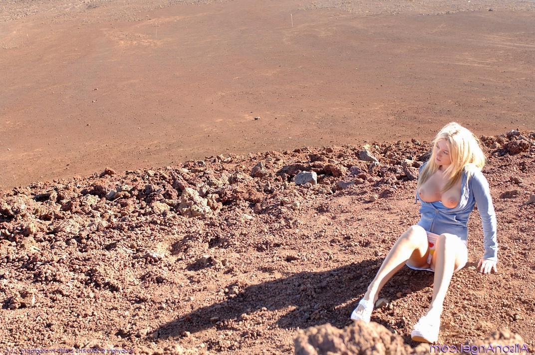 18P Pics of teen star Alison Angel getting hot on her hike