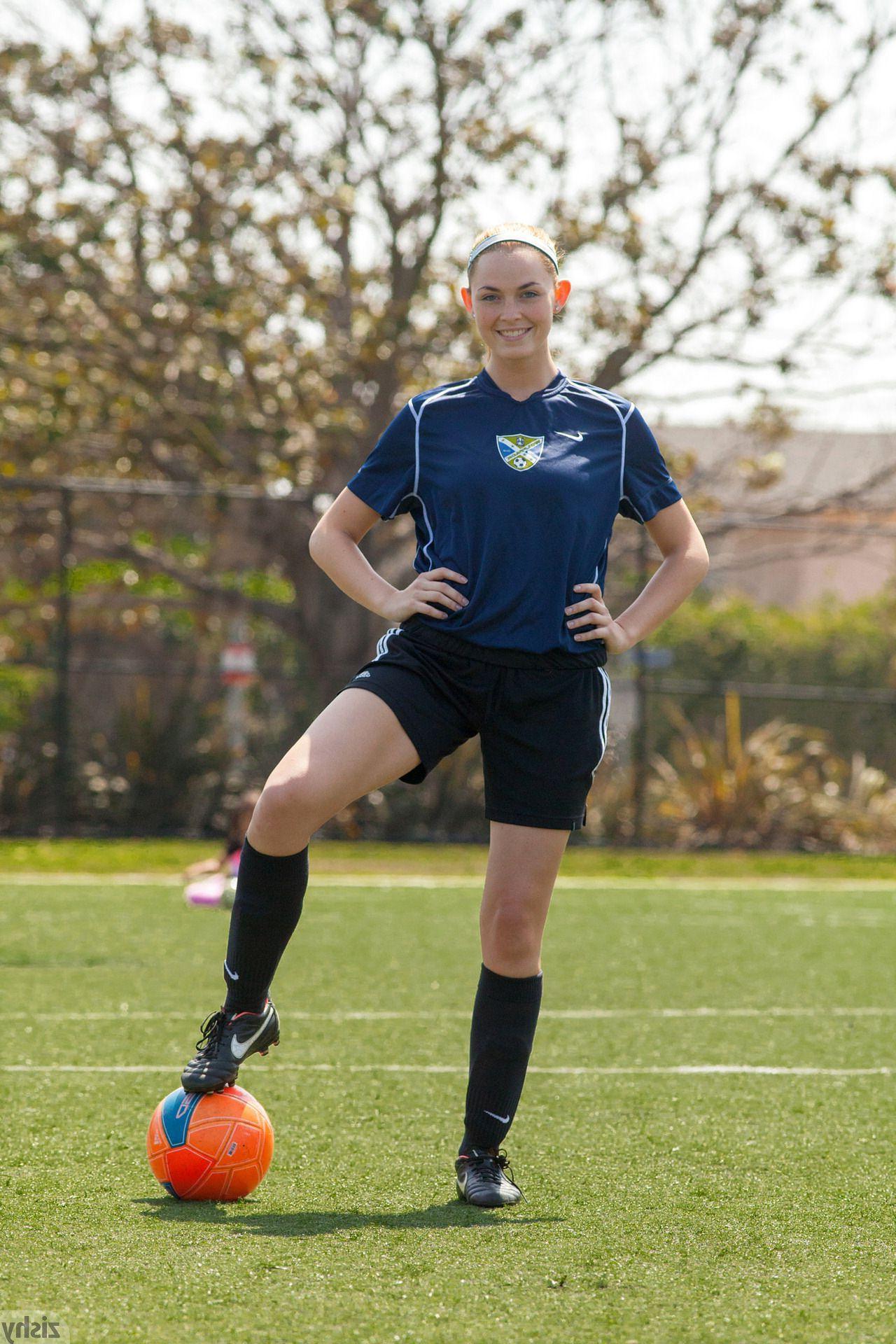 12P Redhead coed Bailey Rayne is a litlte cock-tease while playing soccer
