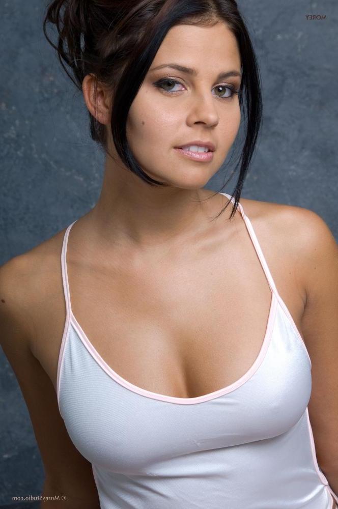 11P Beautiful brunette Cassandra strips for you in the studio