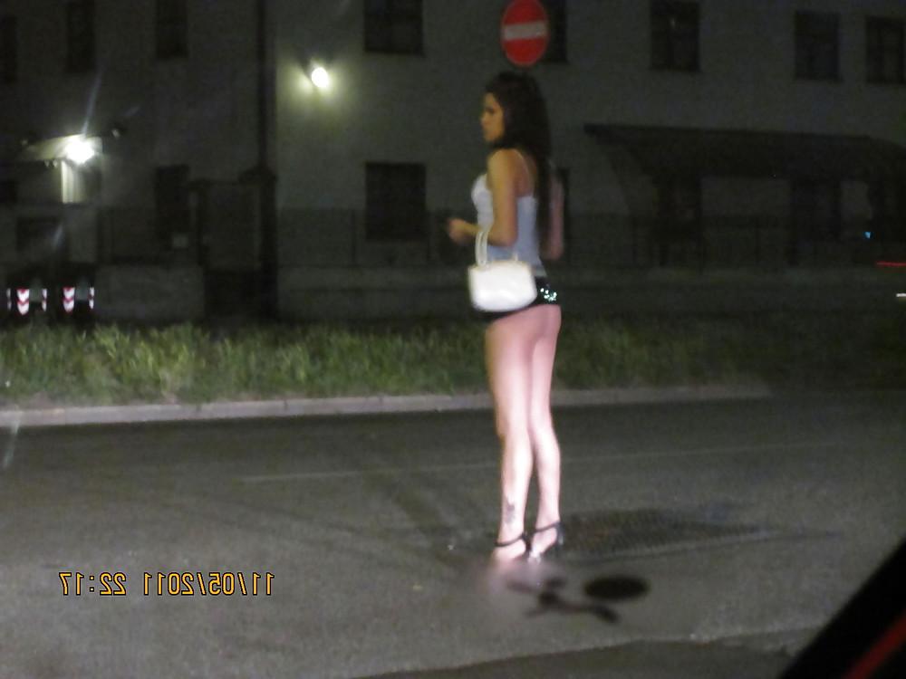 11P Whore on the street in italia