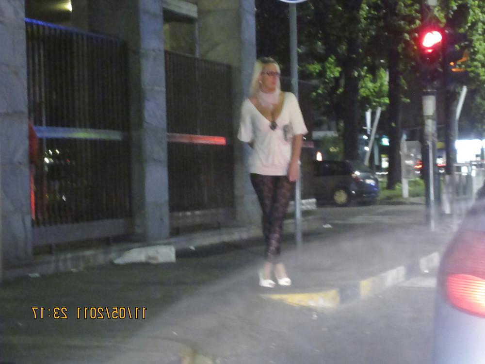 11P Whore on the street in italia