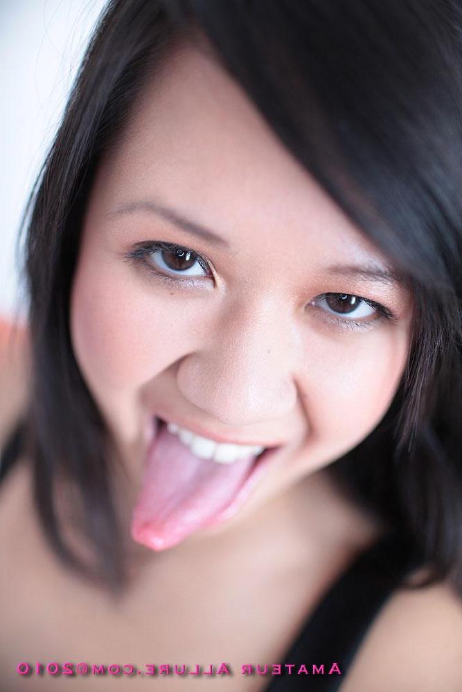 16P Naughty brunette asian swallows cock and eats huge load of jizz