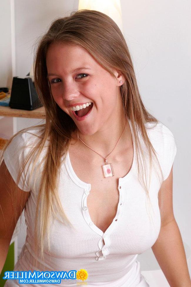 16P Dawson showing you her perfect round breasts