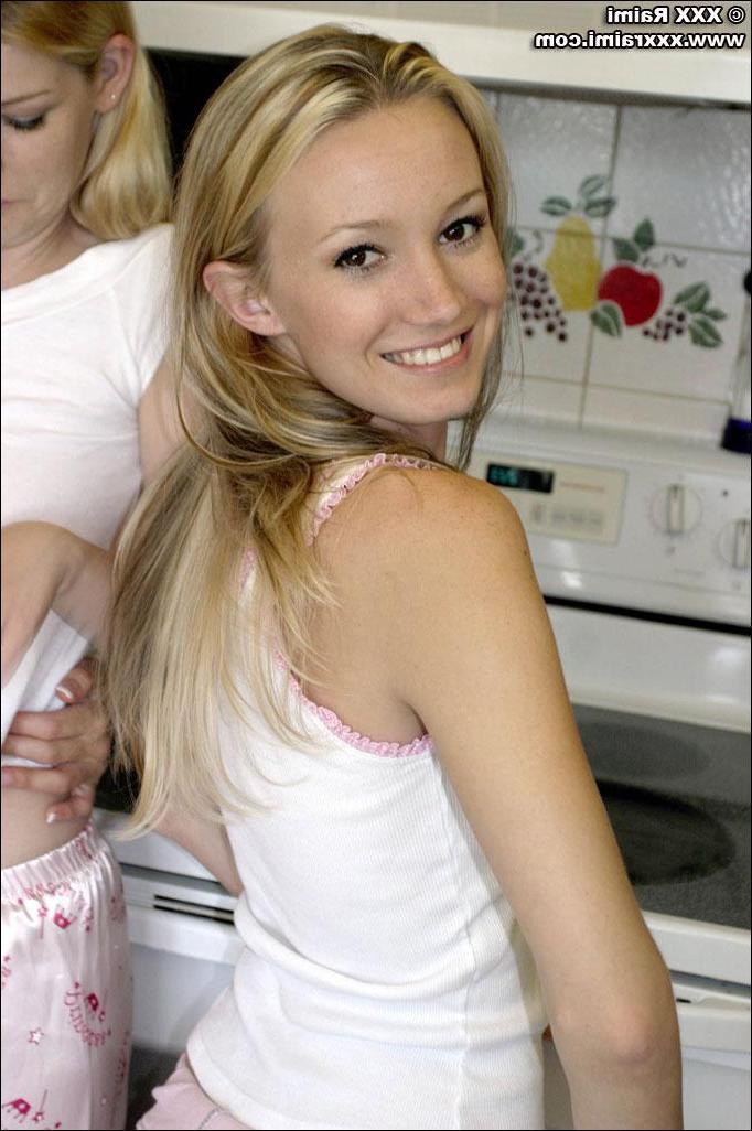 20P Pictures of 3 hot teens in the kitchen