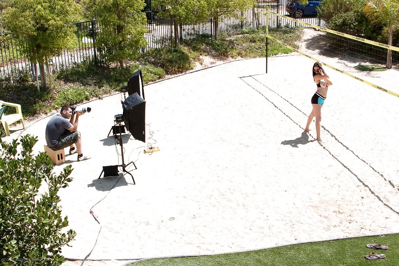 15P MILFs strip naked during volleyball game and on massage table
