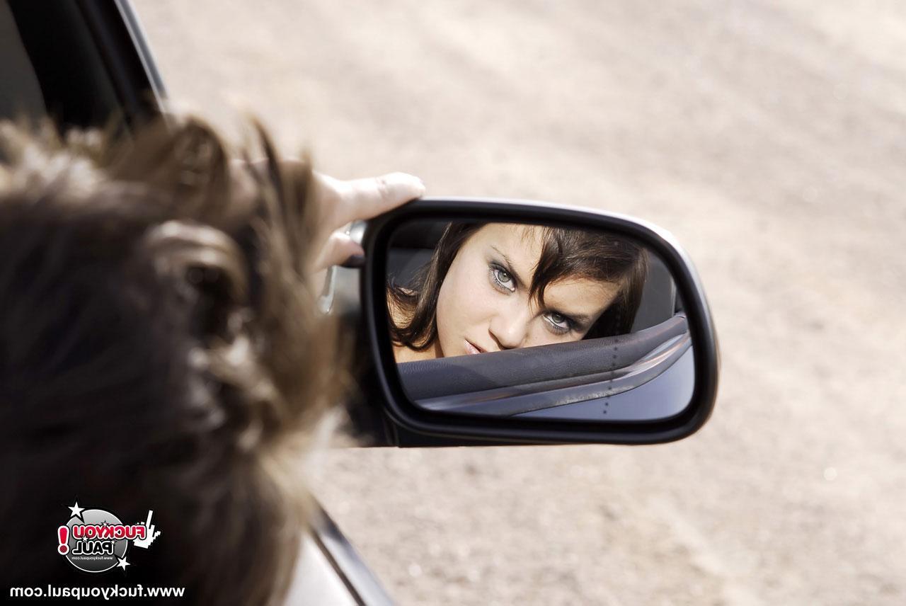 16P Pictures of Fuck You Paul getting naked in a sports car