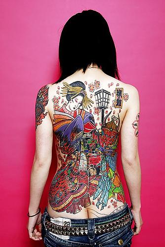 25P Nude tattooed   asia girls naked