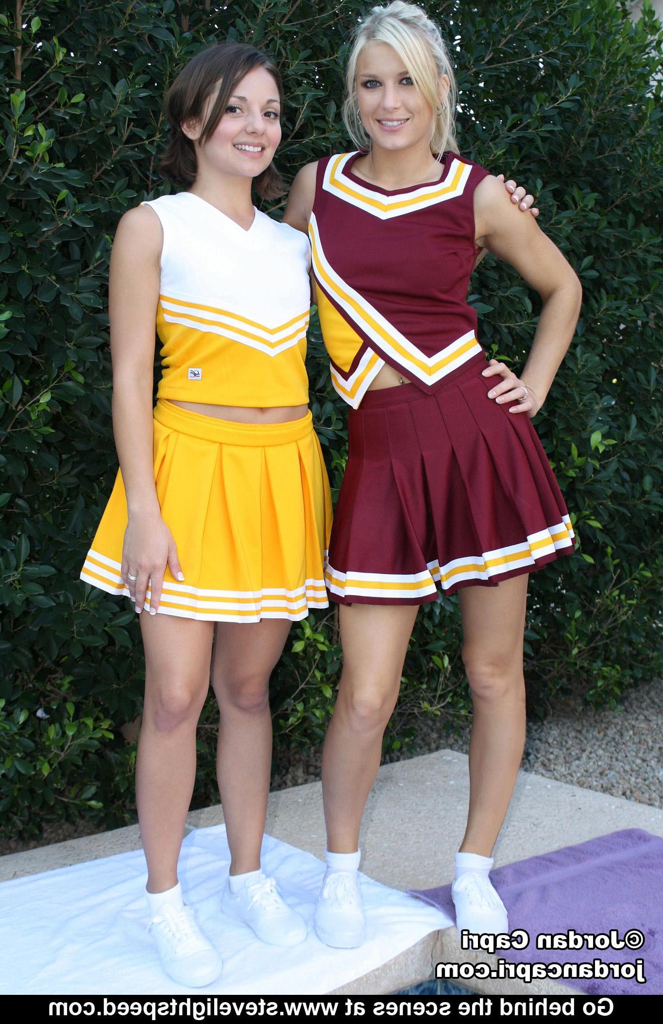 20P Pictures of Jordan Capri being naughty with her cheerleader friend