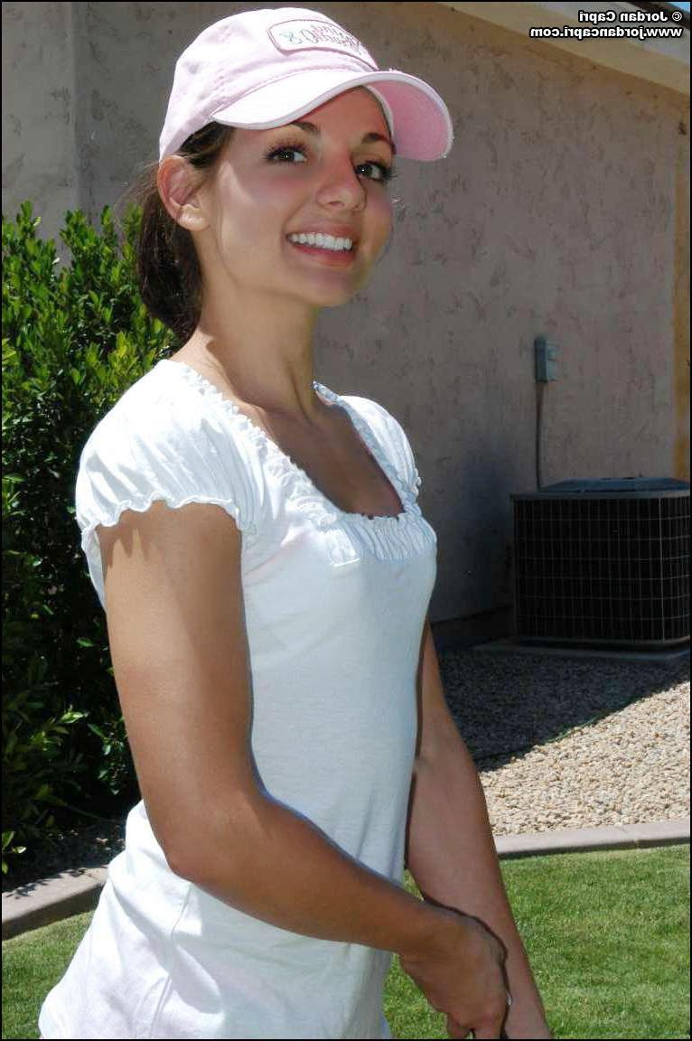 20P Pictures of teen Jordan Capri playing a sexy game of golf
