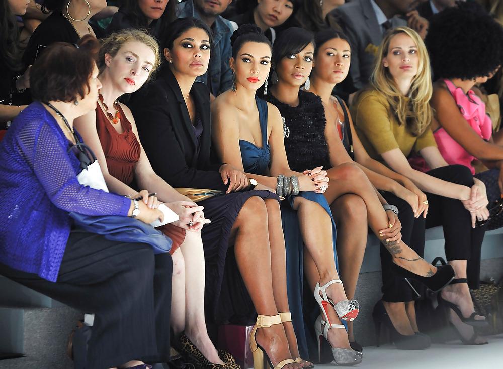 9P Kim Kardashian at the Vera Wang Spring 2012 fashion show