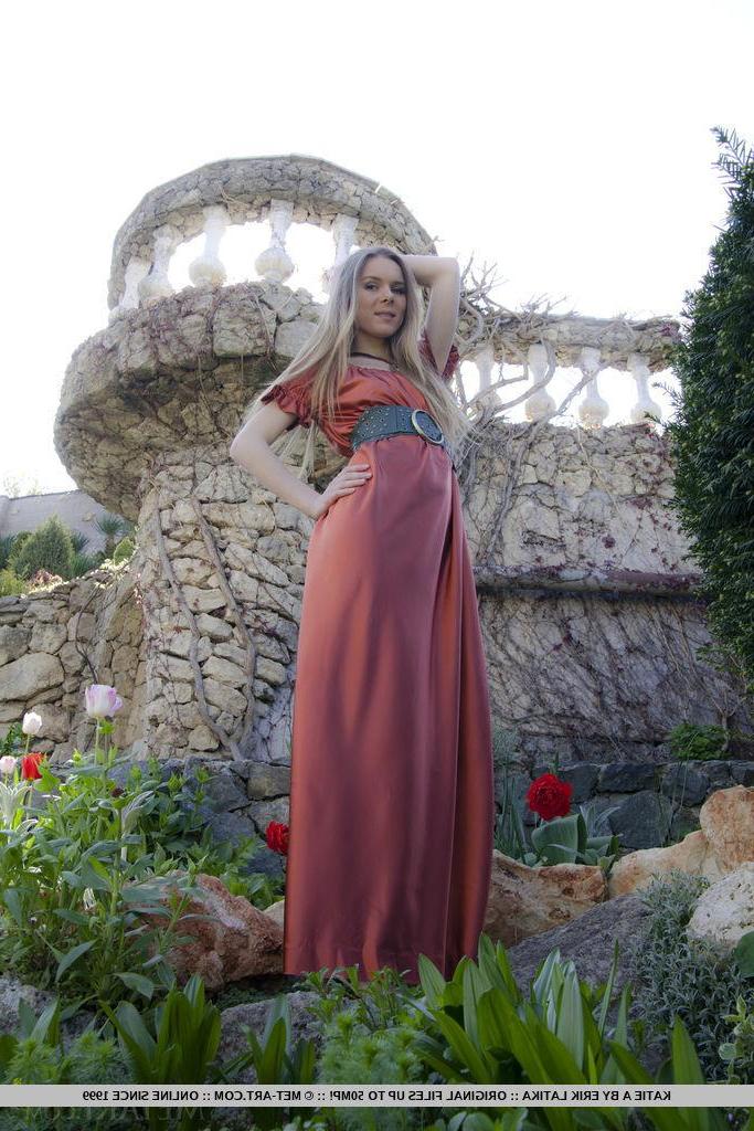 18P Blonde teen Katie A gives you her tight pussy outside in "Sanire"