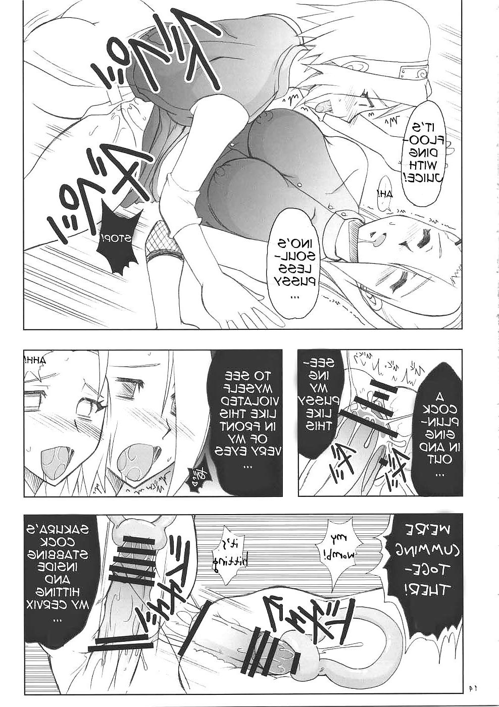 17P Naruto Doujin - Futanari Kokoro Tenshin