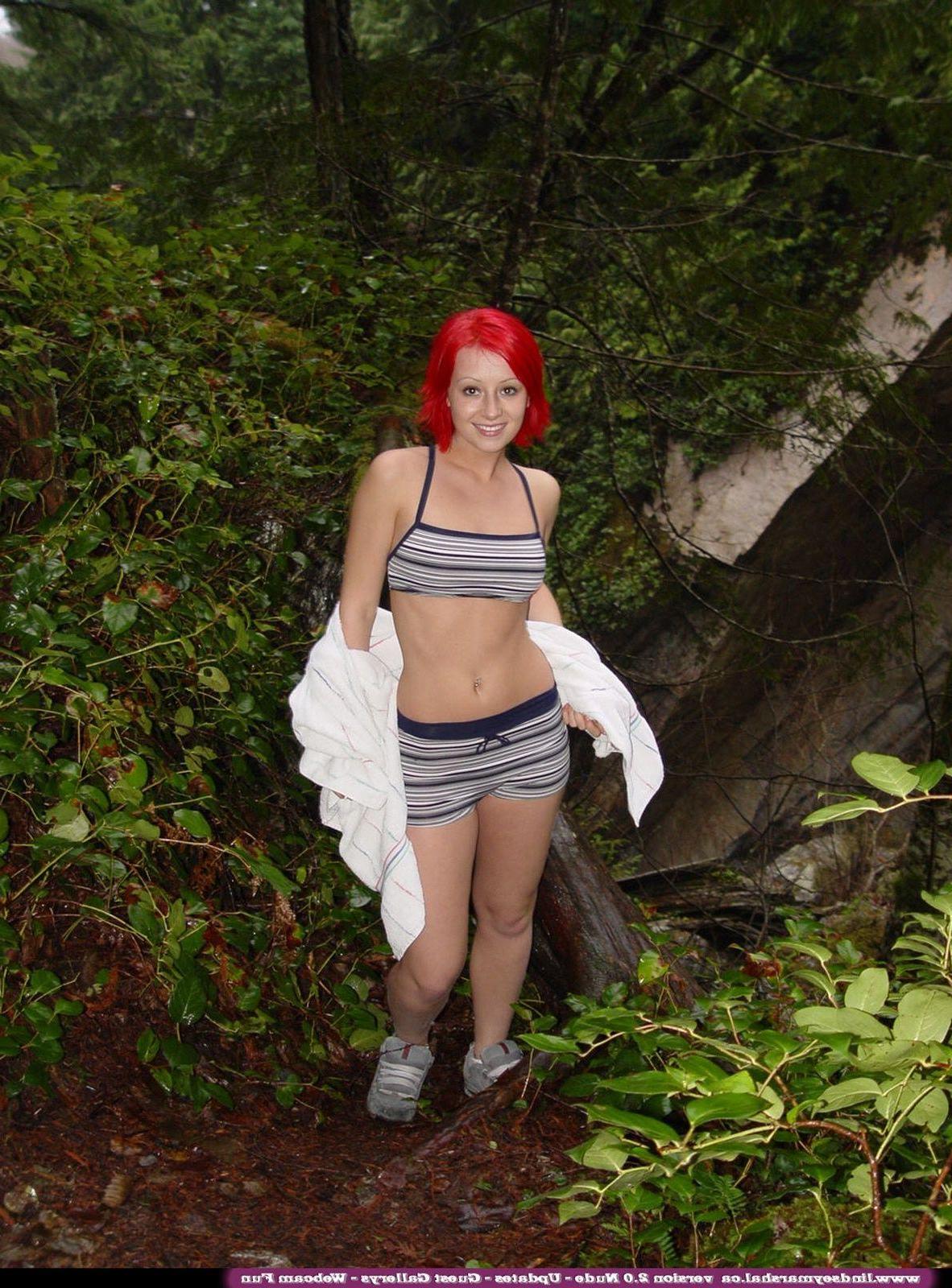 20P Pictures of teen Lindsey Marshal stripping naked for your pleasure