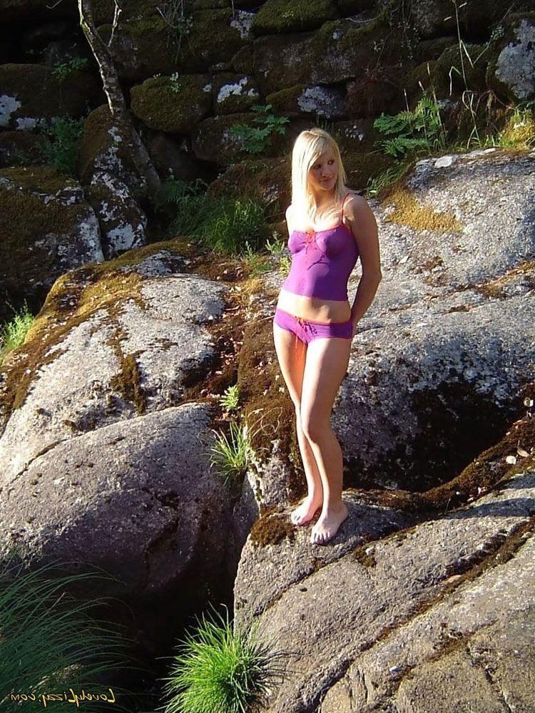 15P Pictures of teen Lovely Lizzy dressed up in skimpy lingerie just for you