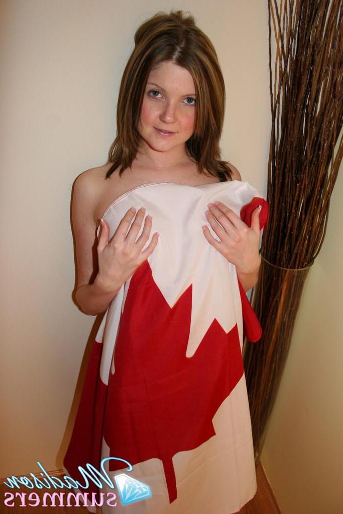 20P Pictures of teen Madison Summers feeling patriotic