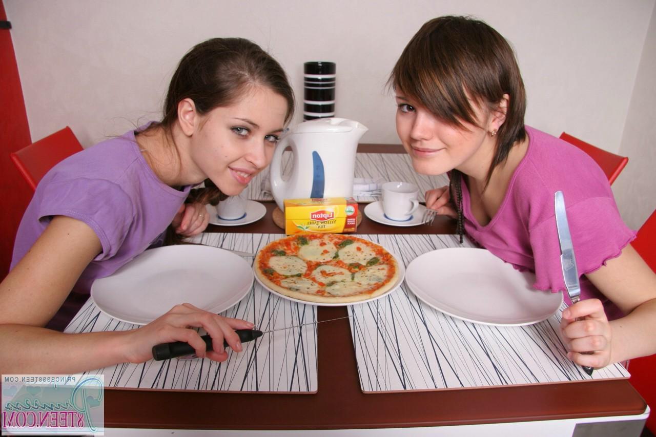 15P Pictures of Princess 8Teen getting naked with her friend after breakfast