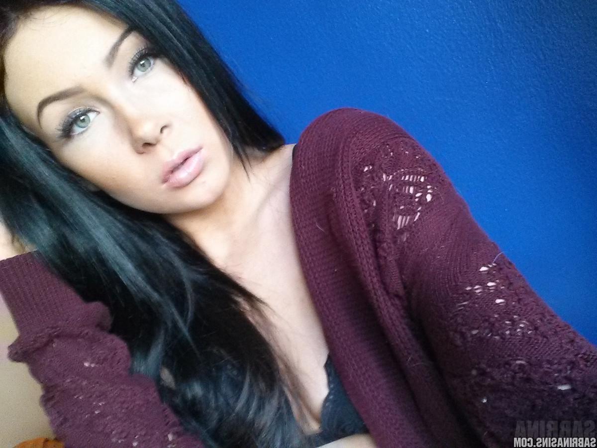 16P Beautiful teen Sabrina shares lots of selfies with you