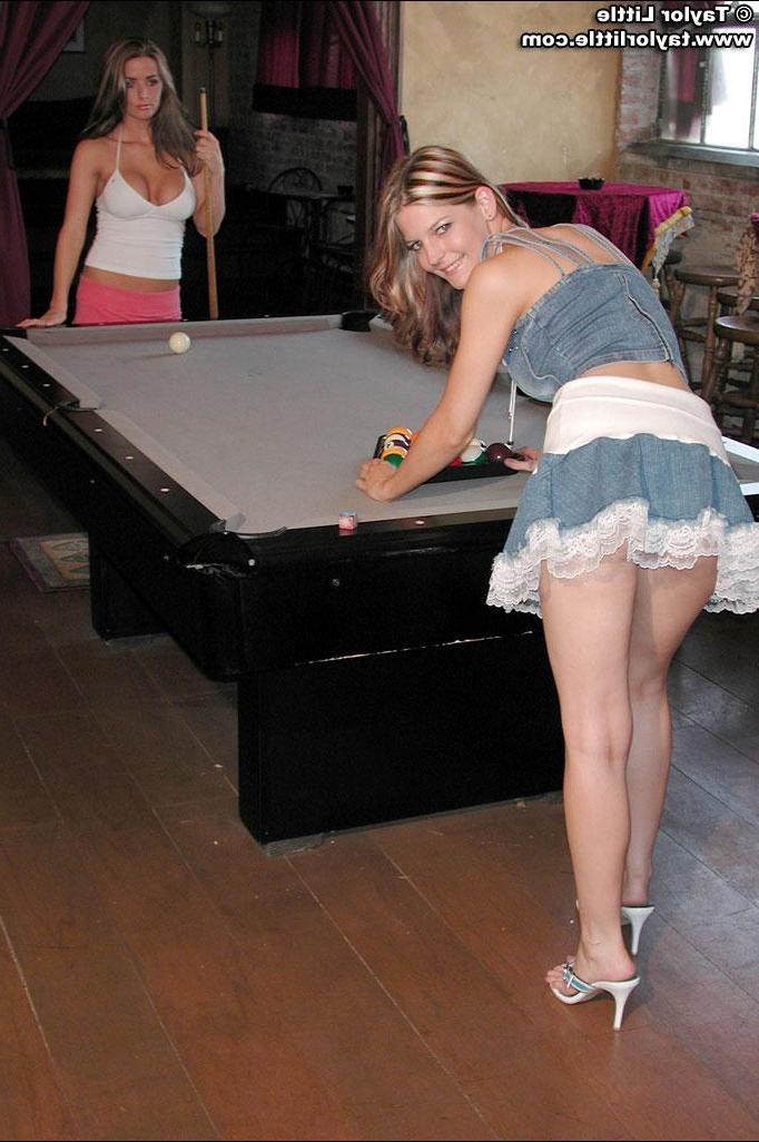20P Pics of Taylor Little playing a sexy game of pool with Raimi