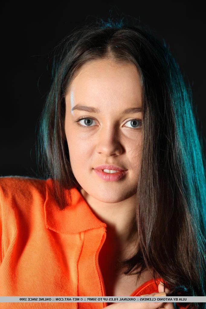 18P Brunette girl Ulia gets naked for you in "Megnis"