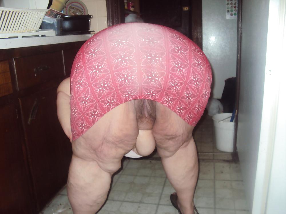 10P Bent over in sexy red dress 