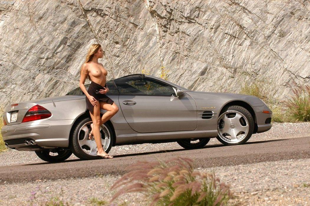 20P Pictures of Monika giving you her pussy in her car