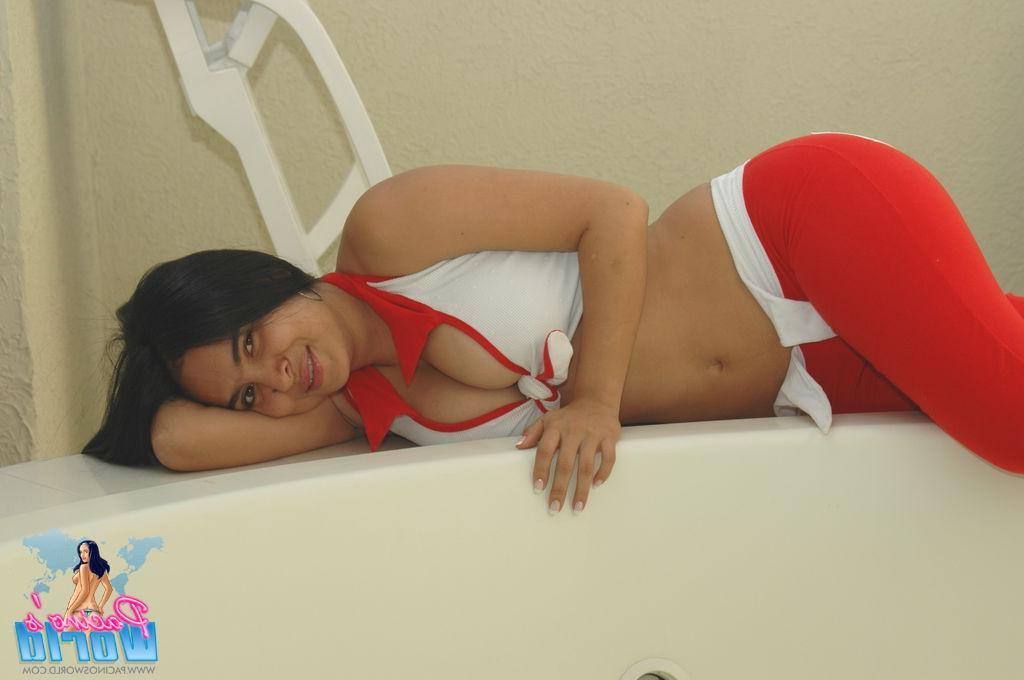 20P Pictures of a hot latina getting naked