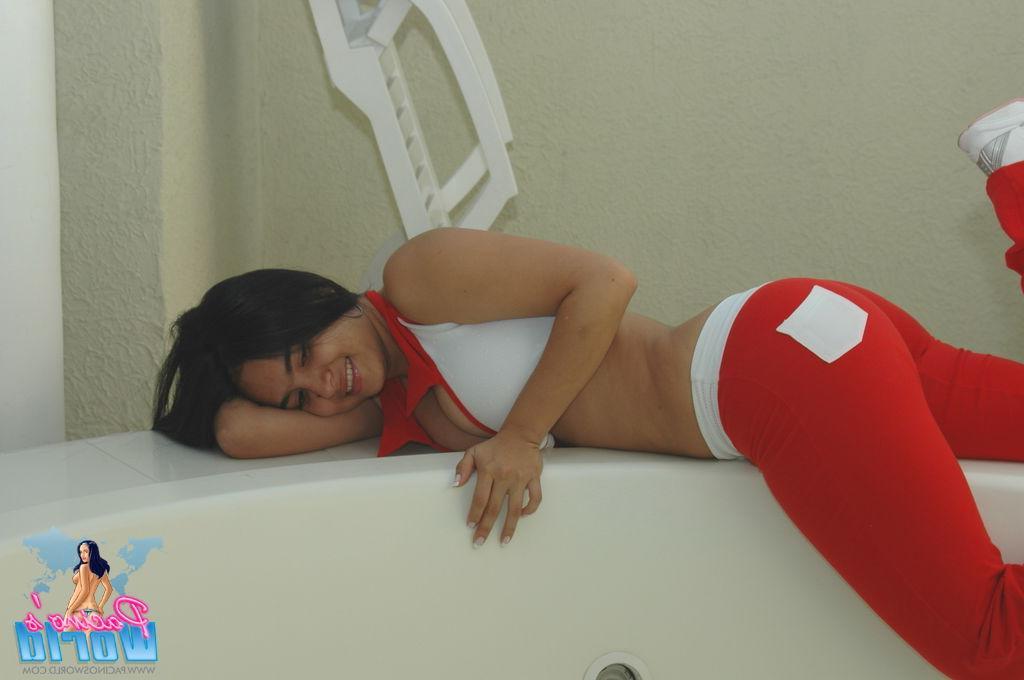 20P Pictures of a hot latina getting naked