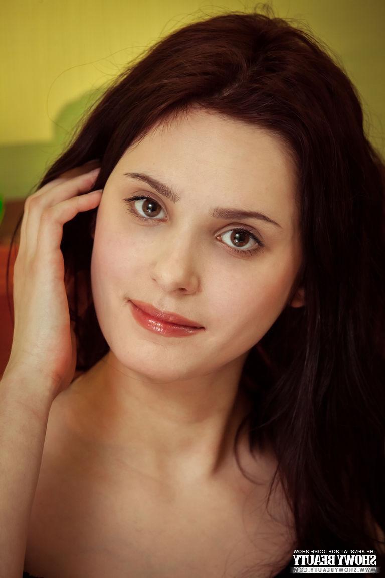 20P Brunette teen Wladlena gets nude for you in "Tender Girl"
