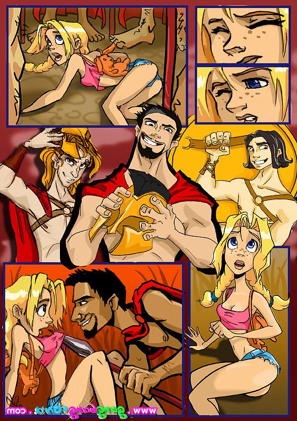 18P Gang Bang Comix (old on young)