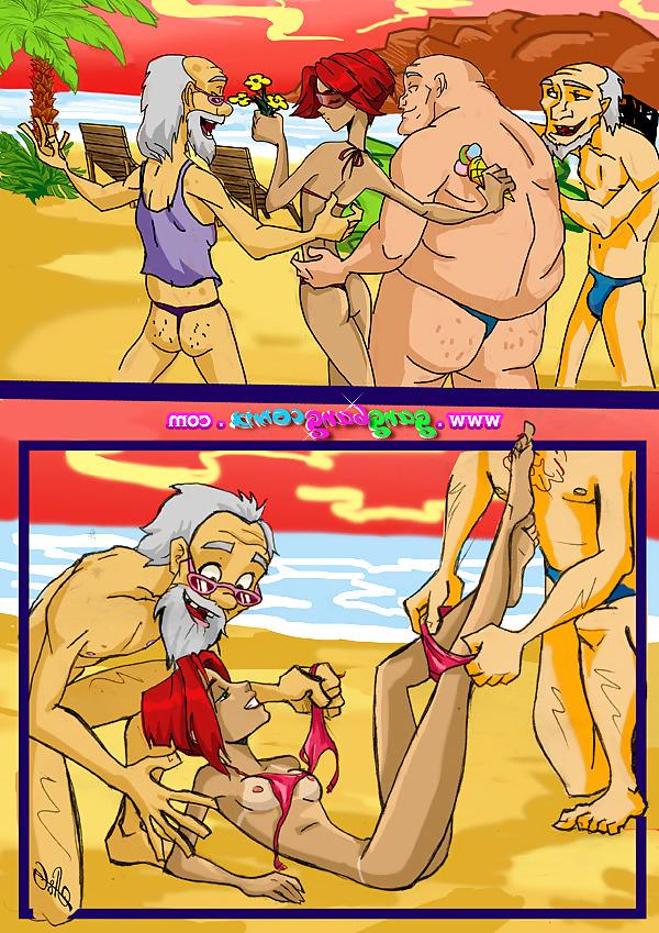 18P Gang Bang Comix (old on young)