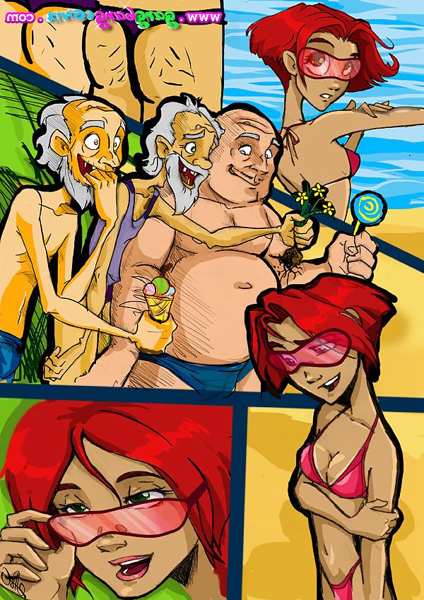18P Gang Bang Comix (old on young)
