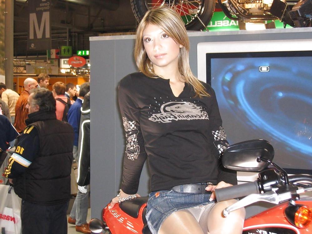 19P Car Show Pantyhose Models