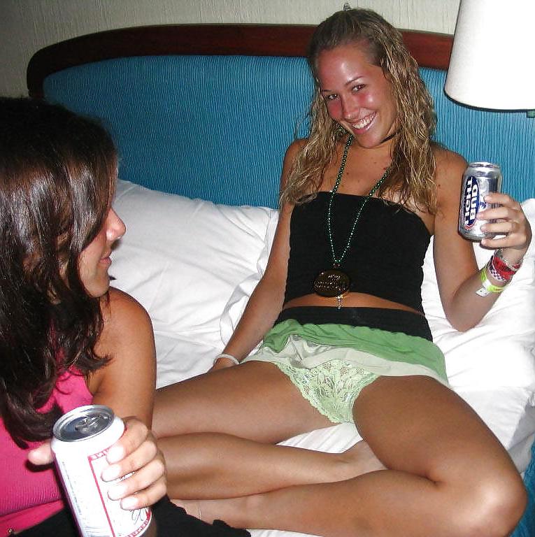 5P Girls with Beer.